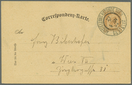 Österreich - Sonderstempel: 1894 (27.5.), Ausstellungs-Correspondenz-Karte 2 Kr. Braun Innerhalb Wie - Frankeermachines (EMA)