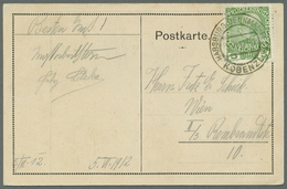 Österreich - Sonderstempel: 1912 (5.6.), Postkarte Des Veranstaltungs-Komitees Zum Sommerfest Am Kob - Máquinas Franqueo (EMA)