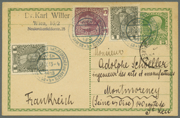 Österreich - Sonderstempel: 1913 (27.9.), Postkarte 5 H. Grün Mit 5 H. Zufrankiert (3 H. Purpur + 2 - Franking Machines (EMA)