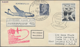 Österreich - Besonderheiten: 1962/1966, 5 Luftpost-Briefe Aus Jungholz (Zolllanschlußgebiet) Mit Ste - Andere & Zonder Classificatie