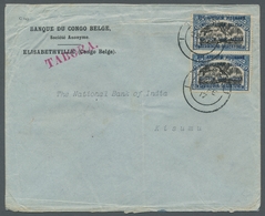 Ruanda-Urundi - Belgische Besetzung Deutsch-Ostafrika: 1916, Belgian Congo 25 Centimes With Overprin - Brieven En Documenten