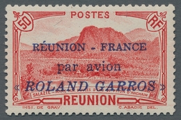 Reunion: 1937, Airmail Issue 50 Cent. Mint Never Hinged, Signed In Very Fine Condition. ÷ 1937, Flug - Otros & Sin Clasificación