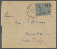 Paraguay: 1929, Carlos Pfannl Provisional Stamp Used On Domestic Cover To Hiaty With Arrival Postmar - Paraguay