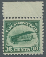 Vereinigte Staaten Von Amerika: 1918, Airmail Issues Complete Mint Never Hinged Set From The Upper O - Andere & Zonder Classificatie