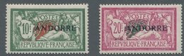 Andorra - Französische Post: 1931, Freimarken 1 Bis 20 Franc In Tadelloser Ungebrauchter Erhaltung ( - Andere & Zonder Classificatie
