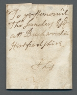 Großbritannien - Vorphilatelie: 1692, Small Pre-philatelic Letter With Complete Content From London - ...-1840 Vorläufer