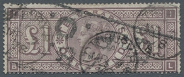 Großbritannien - Telegrafenmarken: 1878, Telegraph Stamp 1 Pound In Fresh Color And Well Perforated - Sonstige & Ohne Zuordnung