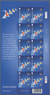 Großbritannien - Guernsey: 2000, 26 P. "Europe - Sail With Symbols" As Completely Imperforated Minia - Guernsey