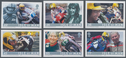 Großbritannien - Isle Of Man: 2001. Complete Set (6 Values) "Joey Dunlop (1952-2000), Irish Motorcyc - Isle Of Man