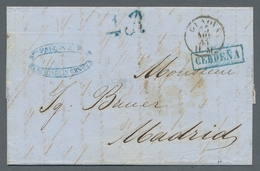 Italien - Vorphilatelie: 1818-1855, Small Lot Of Five Pre-philatelic Or Stampless Letters From Itall - ...-1850 Voorfilatelie