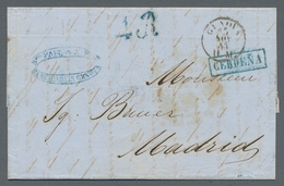 Italien - Vorphilatelie: 1818-1855, Small Lot Of Five Pre-philatelic Or Stampless Letters From Itall - 1. ...-1850 Prephilately