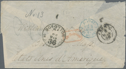 Italien - Altitalienische Staaten: Kirchenstaat: 1868, Envelope Sent From ROMA 5 MAR 68 To Boston US - Kerkelijke Staten