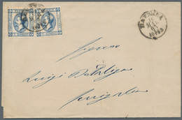 Italien: 1863, Two Attractive Early Italian Covers: Single Franking No. 14 (on One Side Touched) On - Sin Clasificación