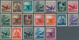 Italien: 1945, 10 C - 100 L Complete Set, Mint Never Hinged - Unclassified