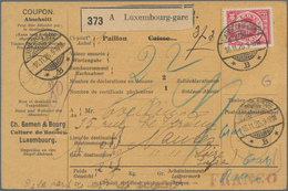 Luxemburg - Besonderheiten: 1926, 10c. Red "LETTRE DE VOITURE" On Complete Despatch Form For A Railw - Autres & Non Classés