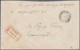 Russland: 1914 Romanoff Issue Registered Cover From Slavatychi To Bela With Franking Of Two Stamps 7 - Brieven En Documenten