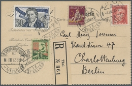 Schweiz: 1927, Pro Juventute 4 Werte Komplett Auf Sehr Guterhaltenem Ersttags-Einschreib-Satzkarte N - Used Stamps