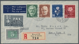 Schweiz: 1945, Pro Juventute 4 Werte Komplett Entwertet "Basel 1.XII.45" Auf Sehr Guterhaltenem Echt - Used Stamps