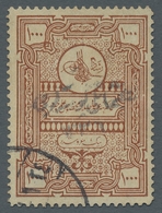 Türkei: 1920, "1000 Pia. Scheriat", Used In Very Fine Condition, Certificate Sorani "originale Ed E - Nuovi