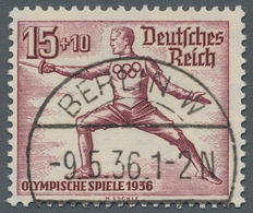 Thematik: Olympische Spiele / Olympic Games: 1936 - BERLIN: Der Komplette Satz (Mi. 609-16) Je Mit E - Other & Unclassified