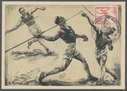 Thematik: Olympische Spiele / Olympic Games: 1936 - BERLIN: Offizielle Werbekarte Nr. 9 (Speerwerfer - Other & Unclassified