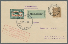 Flugpost Deutschland: 1912-25, Drei Flugbelege In Guter Erhaltung, Dabei Westerland Und Heilbronn (" - Poste Aérienne & Zeppelin