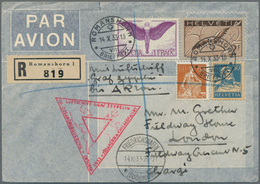 Zeppelinpost Europa: 1933, Chicagofahrt, Schweizer Post, R-Brief Mit Besserer Frankatur, Aufgabestem - Otros - Europa