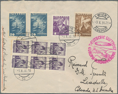Zeppelinpost Europa: 1936, 10.Nordamerikafahrt, Österreichische Post, Brief Mit Bunter Frankatur (mi - Otros - Europa
