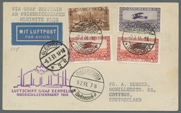 Zeppelinpost Deutschland: 1931 - Oberschlesienfahrt, Zuleitung Saar Auf Hochwertig Und Portorichtig - Airmail & Zeppelin