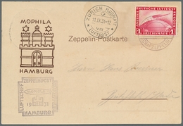 Zeppelinpost Deutschland: 1931, 1 Mark Zeppelin (Mi.Nr. 455) Entwertet Mit Stempel "Graf Zeppelin 11 - Correo Aéreo & Zeppelin