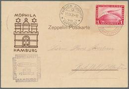 Zeppelinpost Deutschland: 1931, 1 Mark Zeppelin (Mi.Nr. 455) Entwertet Mit Stempel "Graf Zeppelin 11 - Luchtpost & Zeppelin