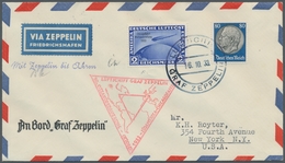 Zeppelinpost Deutschland: 1933 - Chicagofahrt, Mit 2 RM Chicagofahrt Und Zusatzfrankatur Frankierter - Correo Aéreo & Zeppelin