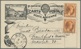 Ballonpost: 1927, 2 Tadellos Erhaltene Ballonpostkarten Mit Dreizeiligem Stempel "Par Ballon/Exp. Ph - Montgolfier