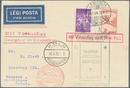 Katapult- / Schleuderflugpost: 1932, Contractstate Mail Form BUDAPEST JUN 28 1932 Flown To Cologne W - Luchtpost & Zeppelin