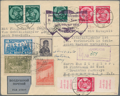 Katapult- / Schleuderflugpost: 1933, Umschlag In LENINGRAD Als Einschreiben Per Luftpost Nach Berlin - Posta Aerea & Zeppelin