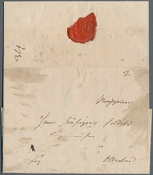 Disinfection Mail: 1831, 3.Nov., Briefhülle Mit Komplettem Inhalt Nach Oldesloe, Privat Befördert Mi - Altri & Non Classificati