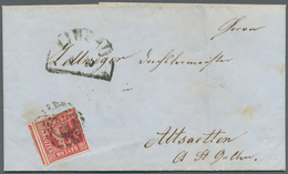 Bayern - Marken Und Briefe: 1864, 3 Kr. Karminrot Mit OMR „289” Und HK „LINDAU 6 10 (1864)” Als Prac - Andere & Zonder Classificatie