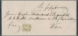 Bayern - Marken Und Briefe: 1875 (ca.), 1 Kr. Grün Je Auf 3 Drucksachen Aus Beiersdorf Und München N - Altri & Non Classificati