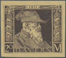 Bayern - Marken Und Briefe: 1911, 20 Mk Luitpold Ungezähnt, Postfrisch In Breitrandiger Luxuserhaltu - Altri & Non Classificati