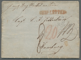 Hamburg - Stadtpostamt: INCOMING MAIL: 1850, Kompletter Brief Aus BUENOS AIRES, Argentinien Mit Inha - Hamburg (Amburgo)