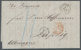 Sachsen - Marken Und Briefe: 1864, Incoming Mail: Markenloser Brief Mit Vollem Inhalt (interessanter - Saxony