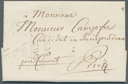 Schleswig-Holstein - Vorphilatelie: 1775 Schöner Brief Mit Kplt. Inhalt "par Couvert" Von Plön Nach - Prephilately