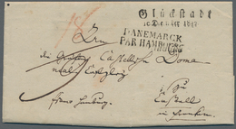 Schleswig-Holstein - Vorphilatelie: 1832 Kplt.Brief Mit Zweizeiler Glückstadt 10.Dezember1832 U.Dane - Prephilately