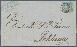 Schleswig-Holstein - Marken Und Briefe: 1864 1 1/4 S Farbfrisch, Entwertet Mit Offenen 3 Ringstpl. 1 - Altri & Non Classificati