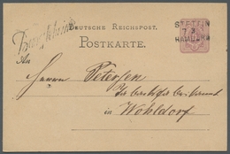 Schleswig-Holstein - Ortsstempel: BARGTEHEIDE 1861-76, Interessante Zusammenstellung Von Sechs Beleg - Other & Unclassified