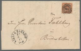 Schleswig-Holstein - Ortsstempel: KIEL 1826-1914 (ca.), Zusammenstellung Von über 70 Belegen In Meis - Autres & Non Classés