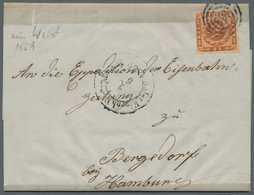 Schleswig-Holstein - Ortsstempel: WRIST 1845-77, Zusammenstellung Von 15 Belegen In Meist Guter/sehr - Autres & Non Classés