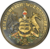 Württemberg - Marken Und Briefe: 19. Jahrhundert - Wappenschild Königreich Württemberg "furchtlos Un - Altri & Non Classificati