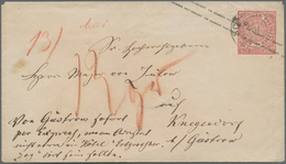 Norddeutscher Bund - Ganzsachen: 1869, 1 Groschen Ganzsachenumschlag Als Sehr Seltener Expressbrief - Andere & Zonder Classificatie