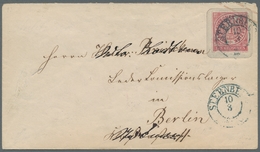 Norddeutscher Bund - Ganzsachen: 1868, 1 Groschen Aufbrauchsganzsachenumschlag Auf 3 Silbergroschen- - Sonstige & Ohne Zuordnung